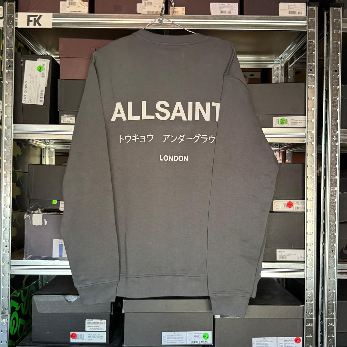 ALLSAINTS GREY SWEATER