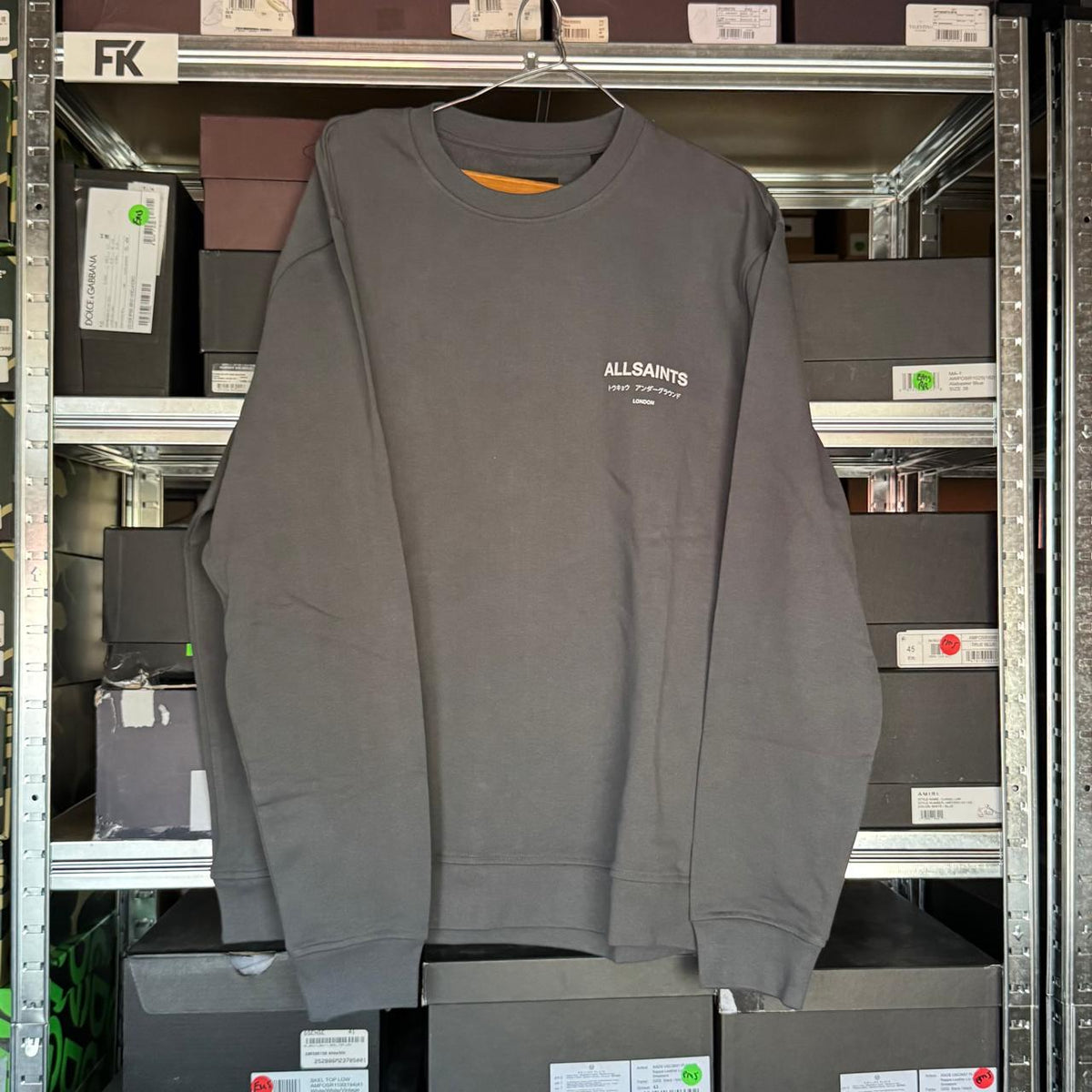 ALLSAINTS GREY SWEATER