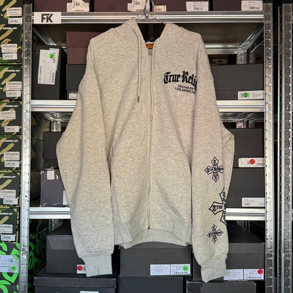 TRUE RELIGION ZIP UP HOODIE
