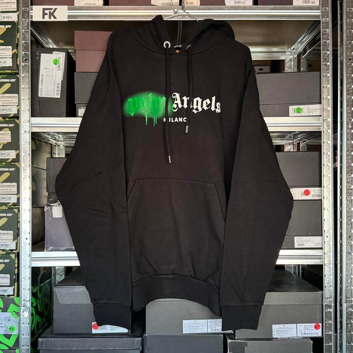 PALM ANGELS PRONT LOGO HOODIE