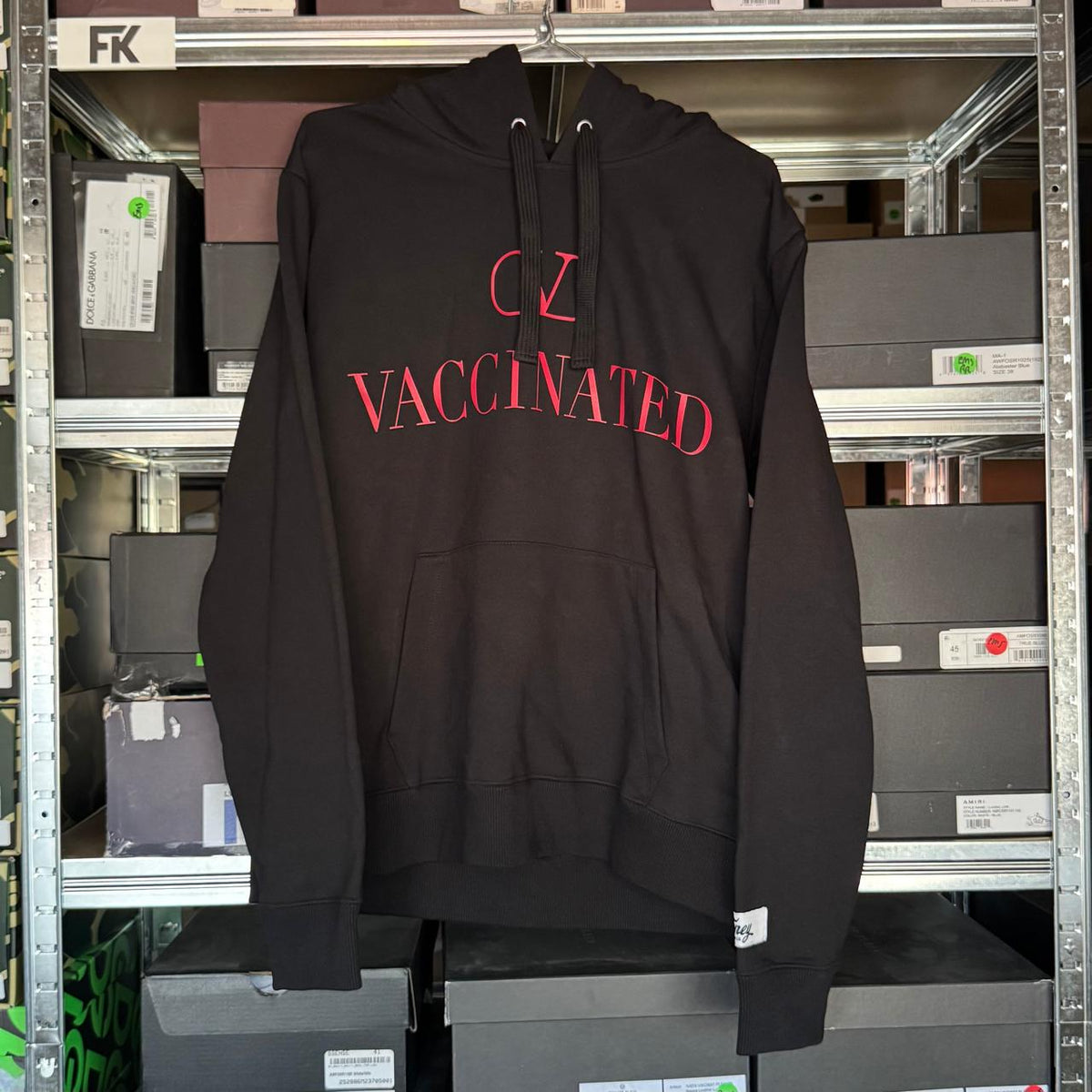 VALENTINO FRONT LOGO HOODIE