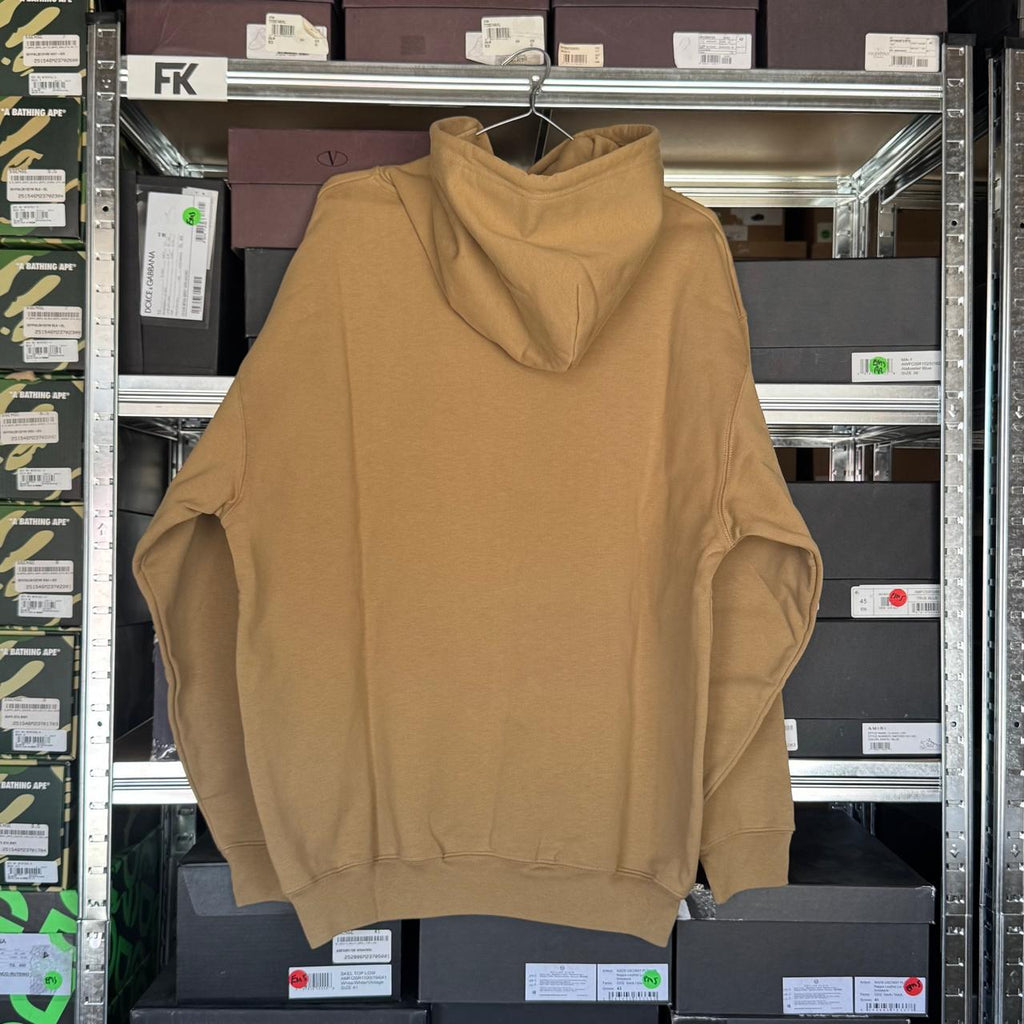 BALENCIAGA LOGO HOODIE BROWN