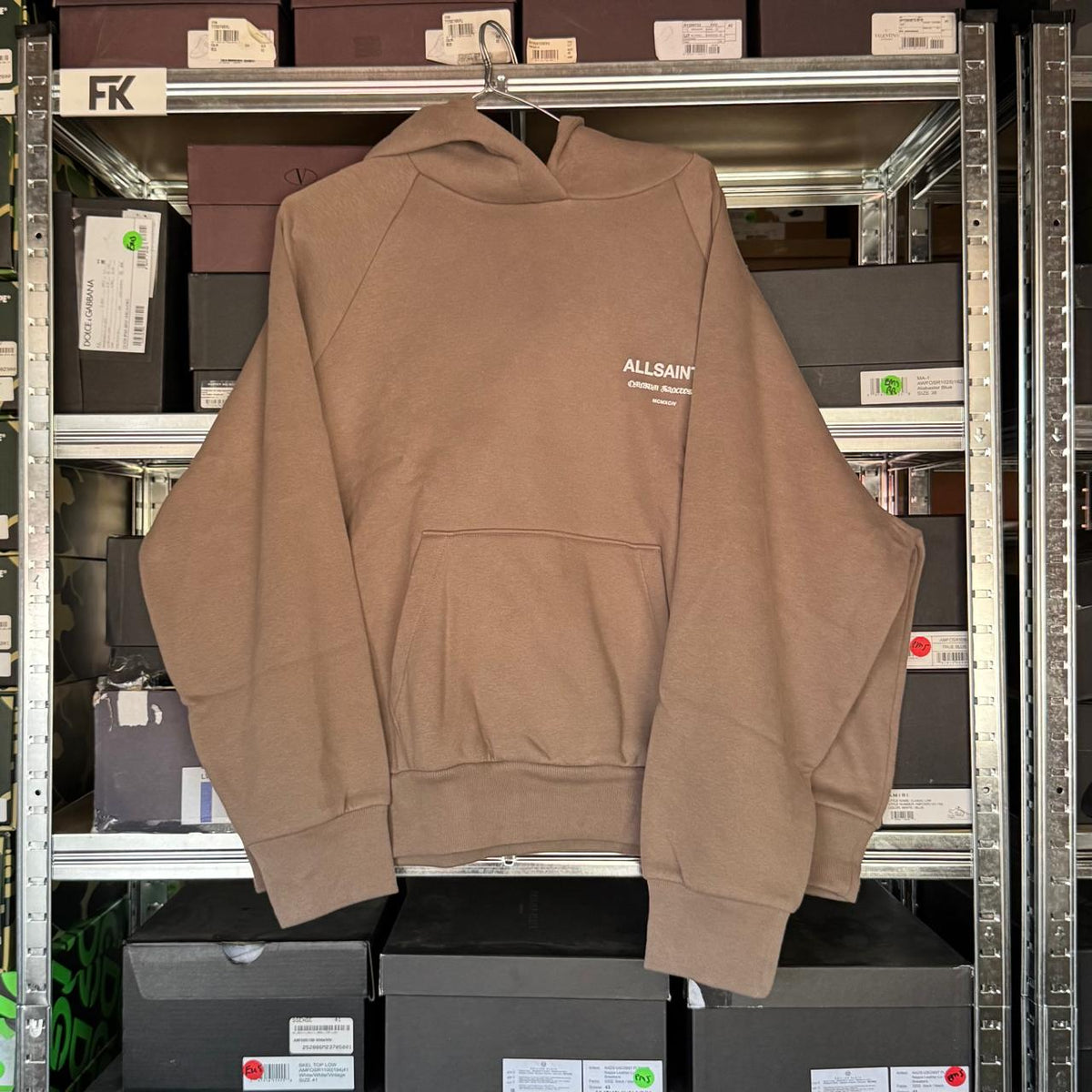 ALLSAINTS CROPPED HOODIE