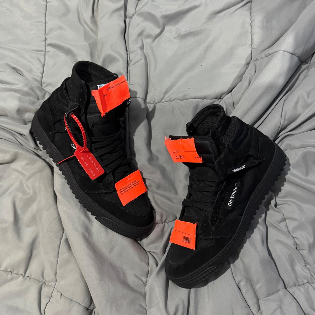 OFFWHITE 3.0 OFF COURT BLACK SUEDE
