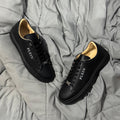 PHILIPP PLEIN LEATHER SNEAKERS