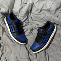 AMIRI SKEL LOW TOP BLACK BLUE
