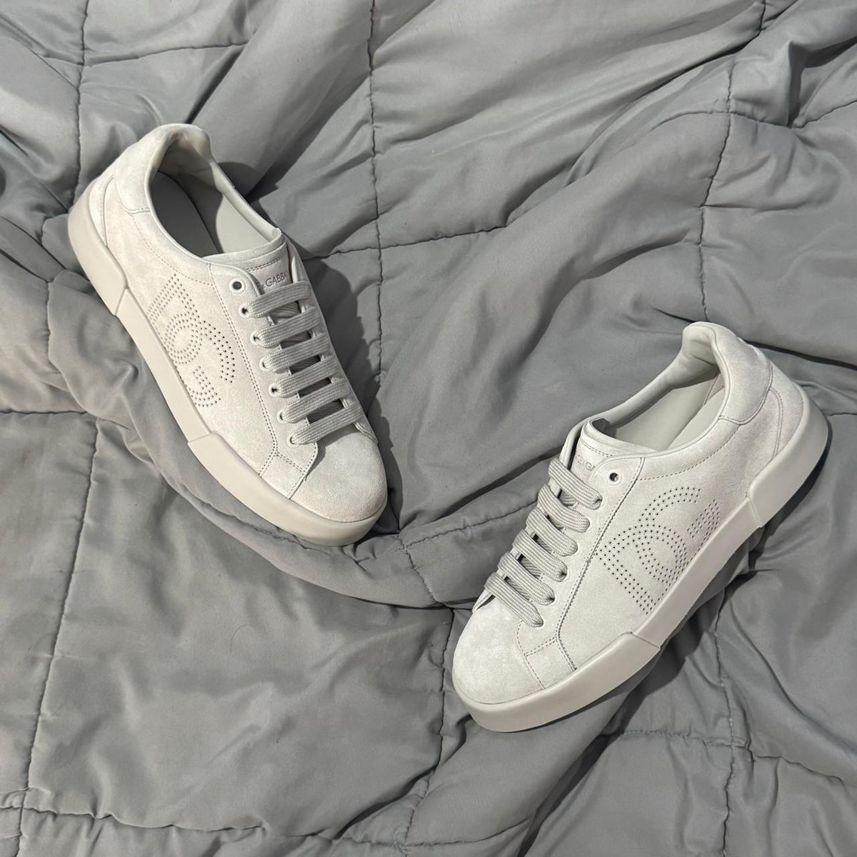 DOLCE&GABBANA PORTOFINO GREY SUEDE