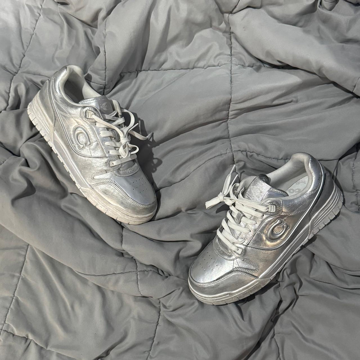 COACH SOHO SLIVER SNEAKERS