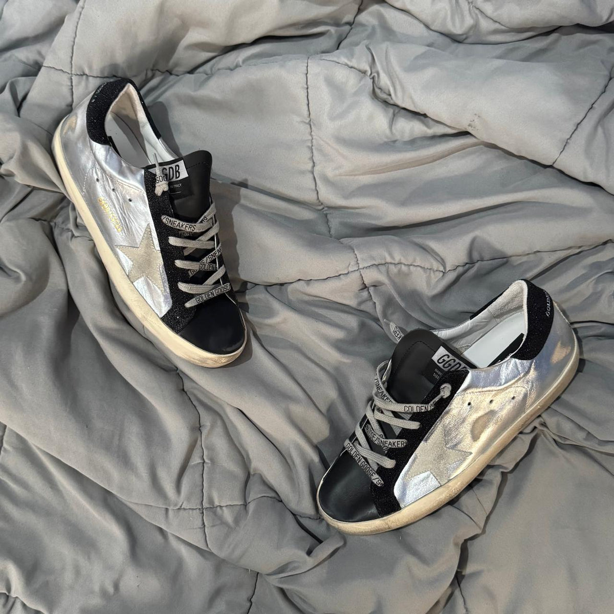 GOLDEN GOOSE SUPER STAR SILVER