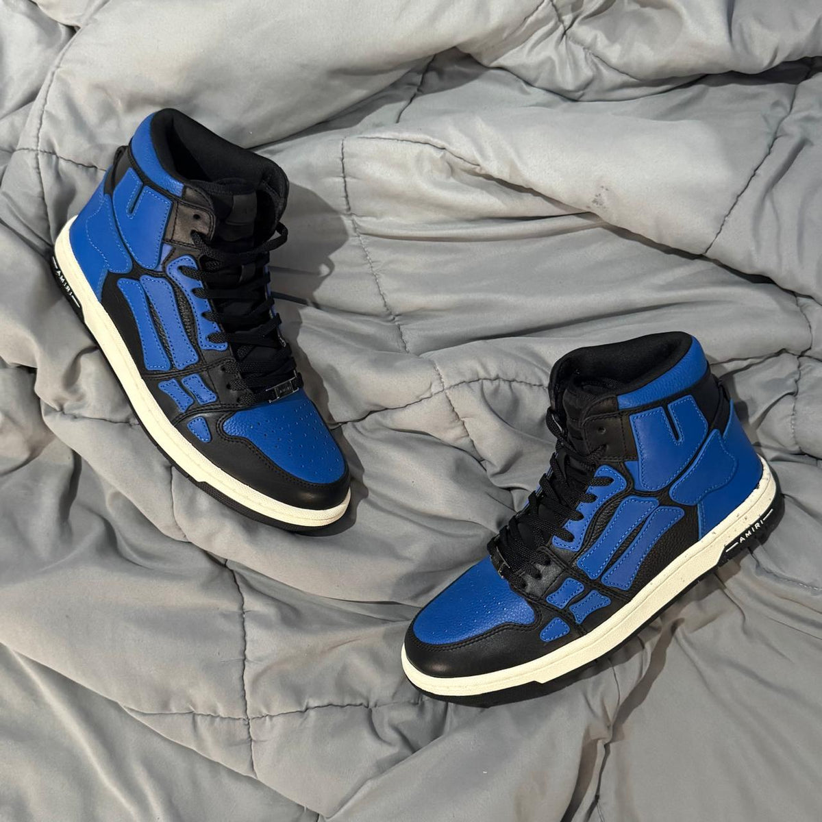 AMIRI SKEL HIGH TOP BLUE