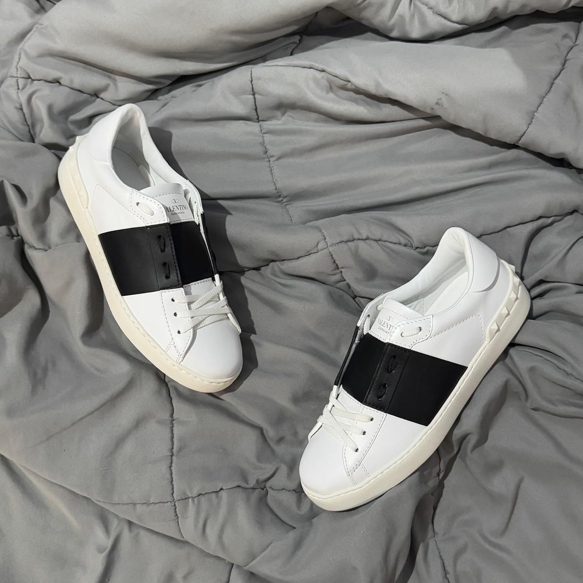 VALENTINO OPEN WHITE BLACK