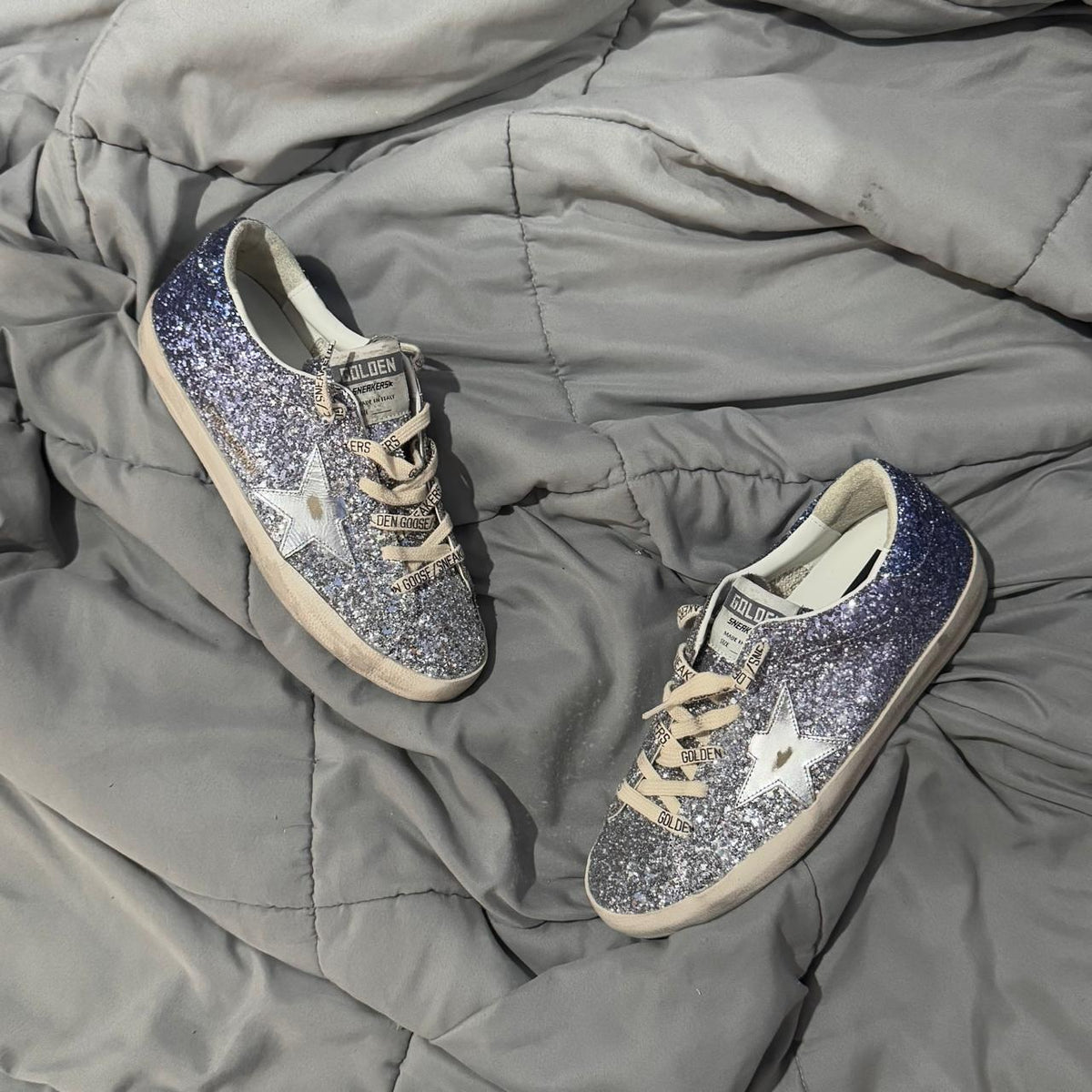 GOLDEN GOOSE SUPER STAR GLITTER