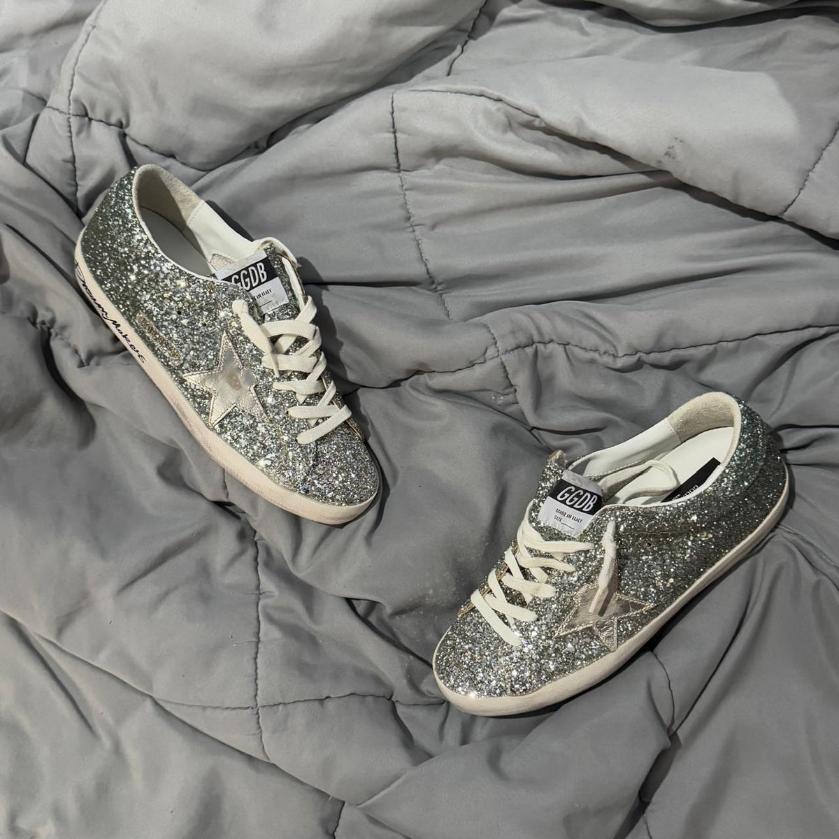 GOLDEN GOOSE SUPER STAR GLITTER