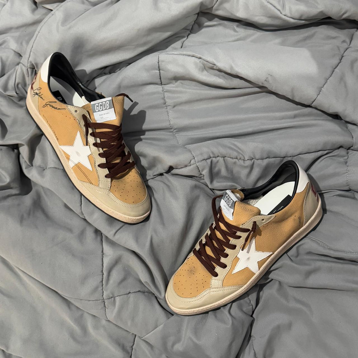 GOLDEN GOOSE BALLSTAR ORANGE
