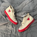 CONVERSE COMME DES GARCONS RED SOLE SIN CAJA*