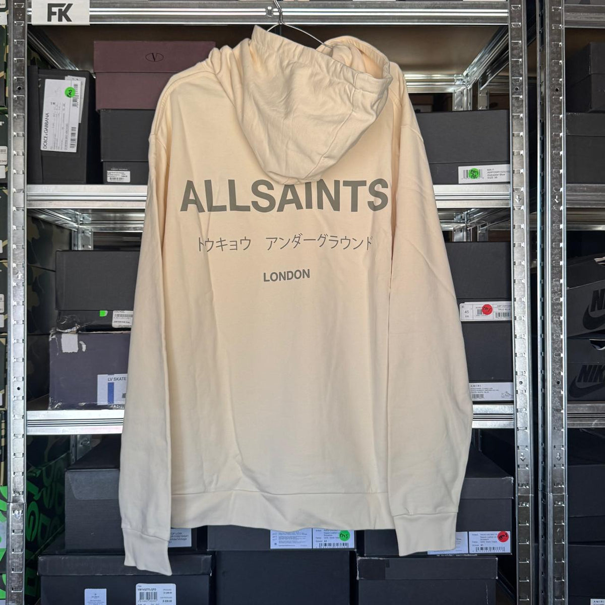 ALLSAINTS CREAM HOODIE