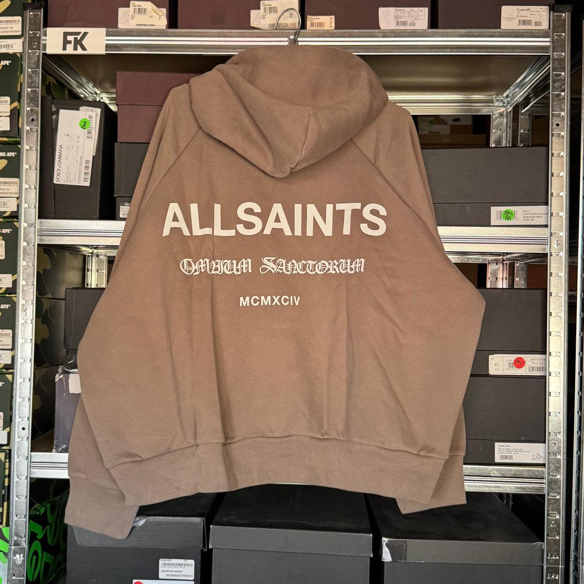 ALLSAINTS CROPPED HOODIE