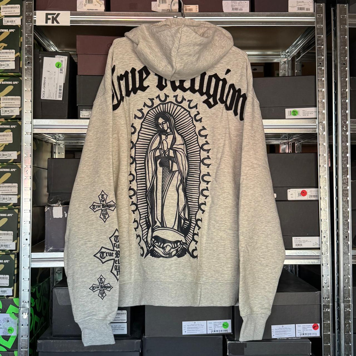 TRUE RELIGION ZIP UP HOODIE