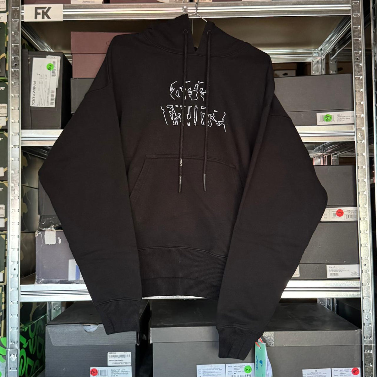 OFFWHITE BLACK HOODIE